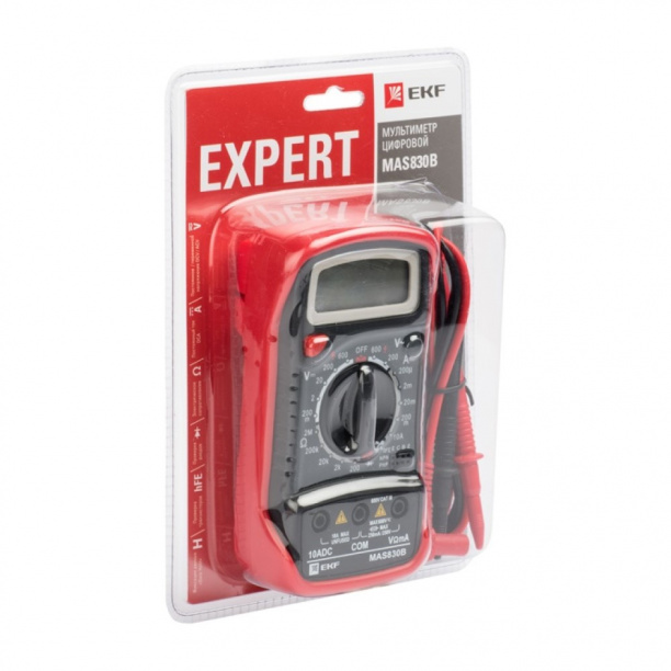 Мультиметр цифровой EKF Expert MAS830B от магазина ЛесКонПром.ру
