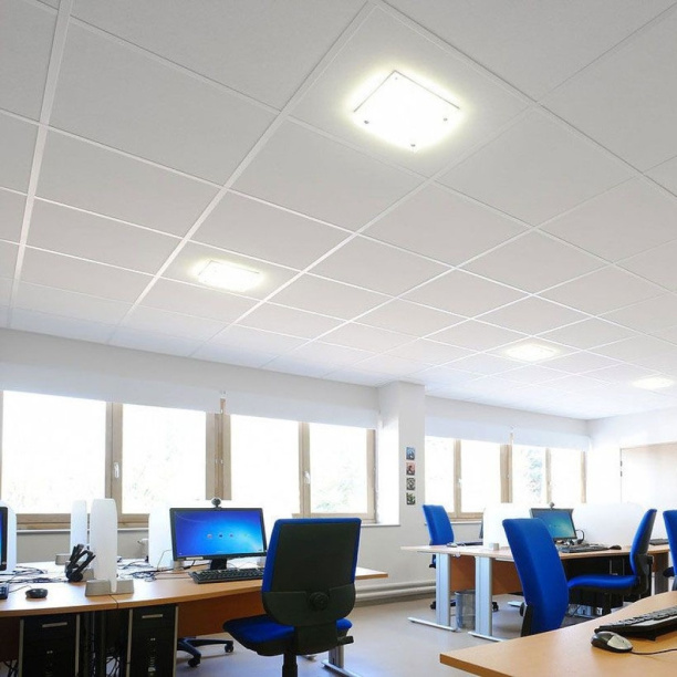 Металлокассета Armstrong Lay-in 600x600x15 мм белая от магазина ЛесКонПром.ру