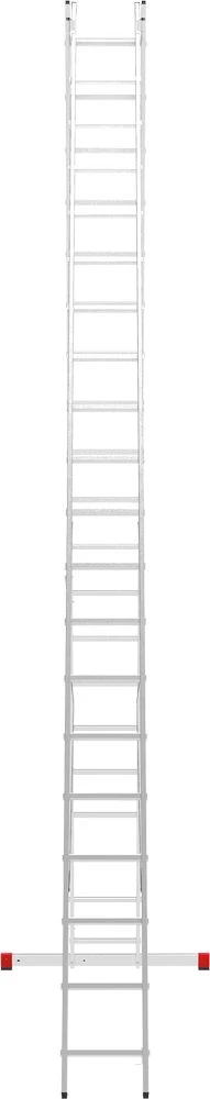 Лестница алюминиевая двухсекционная полупрофессиональная Новая Высота 2x20 арт. 2220220 от магазина ЛесКонПром.ру