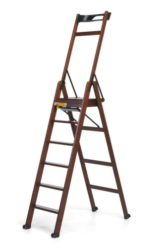 Стремянка Foppapedretti LaScala 6 ступеней  Каналетто от магазина ЛесКонПром.ру