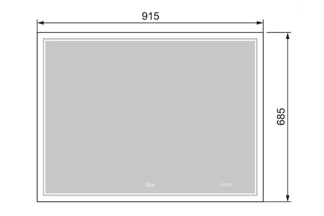 Зеркало Glass 80512834 от магазина ЛесКонПром.ру