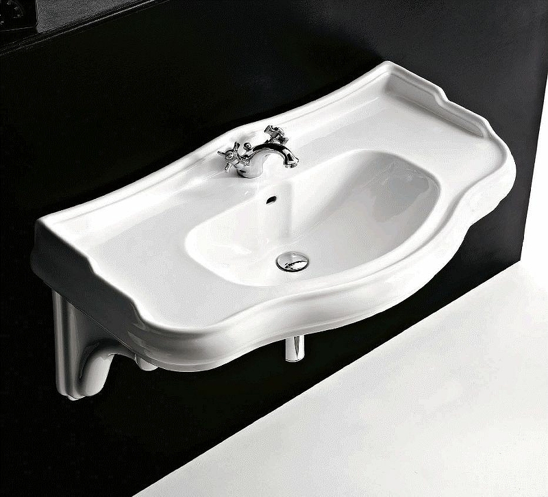 Раковина Kerasan Retro 100 105001*1 Белая от магазина ЛесКонПром.ру