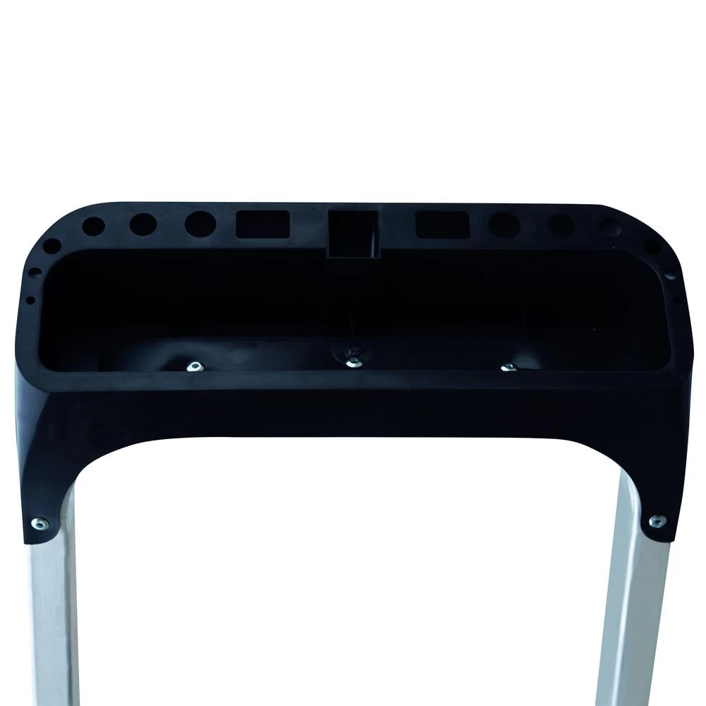 Стремянка алюминиевая с широкой ступенью Новая Высота 9 ступеней (арт. 2117109) от магазина ЛесКонПром.ру