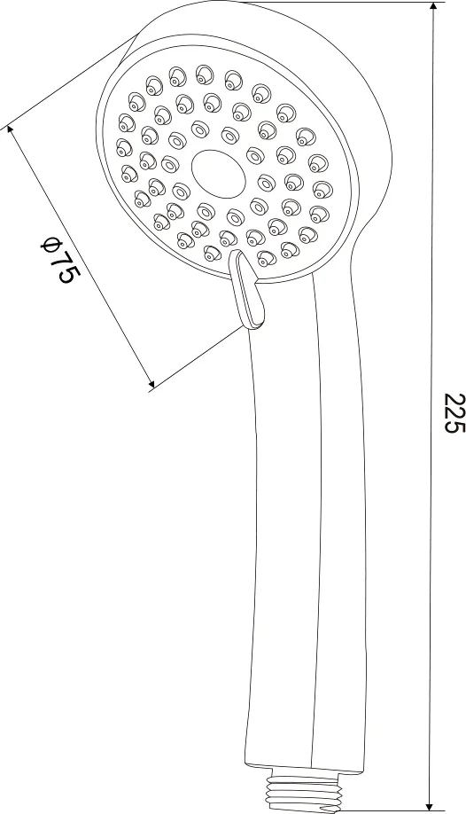 Душевая лейка Olive'S D103 от магазина ЛесКонПром.ру
