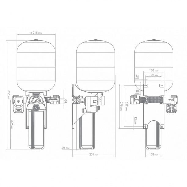 Комплект автоматического управления насосом Джилекс КРАБ Т-10 от магазина ЛесКонПром.ру