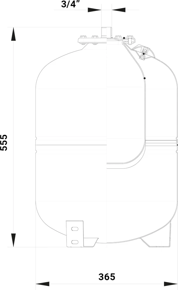 Расширительный бак отопления Axis WRV 50 от магазина ЛесКонПром.ру