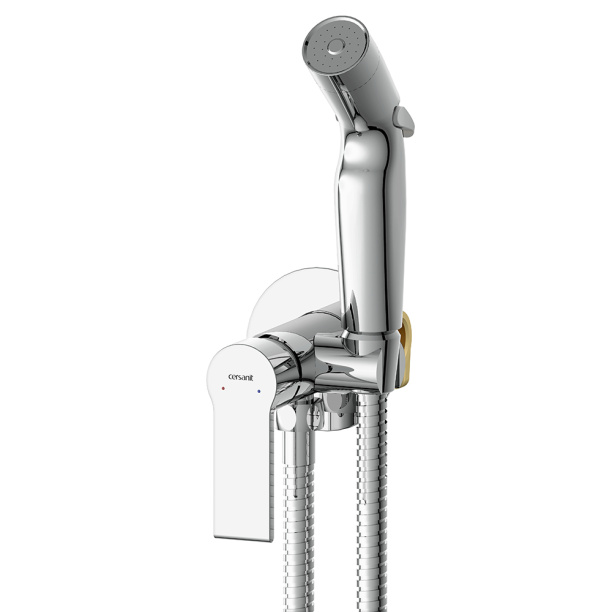 Гигиенический душ Cersanit Brasko встраиваемый хром от магазина ЛесКонПром.ру