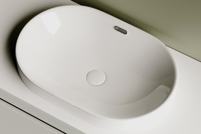 Умывальник встраиваемый сверху CERAMICA NOVA Element 80551190 от магазина ЛесКонПром.ру