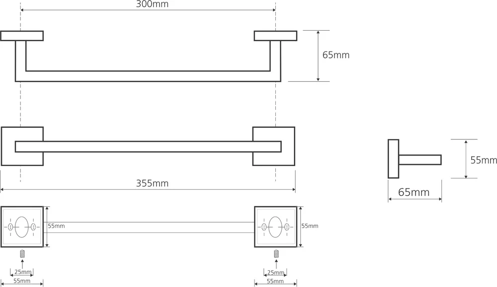 Полотенцедержатель Bemeta Beta 132204012 от магазина ЛесКонПром.ру