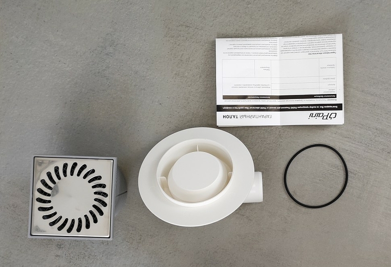 Душевой трап Paini 425XL с решеткой Хром от магазина ЛесКонПром.ру