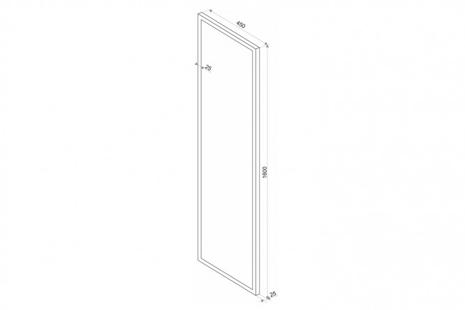 Зеркало напольное в раме Б004 80336254 от магазина ЛесКонПром.ру