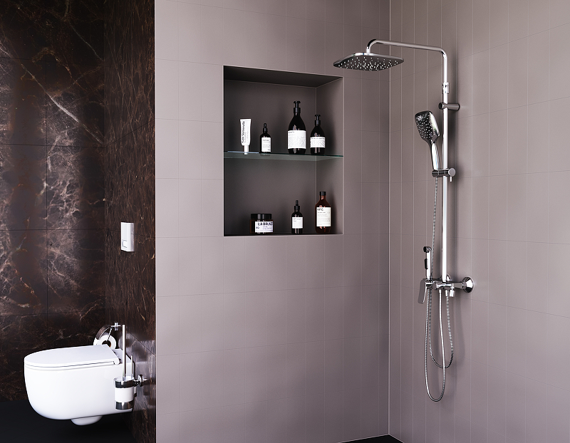 Душевая система Damixa Apollo DX220920000 Хром от магазина ЛесКонПром.ру