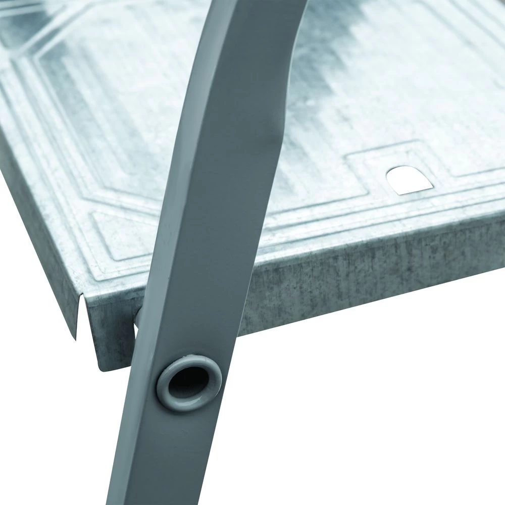 Стремянка стальная с широкой ступенью Новая Высота 8 ступеней (арт. 1137108) от магазина ЛесКонПром.ру