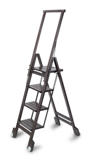 Стул-Стремянка Biblio-4 Wenge (Венге) Aris от магазина ЛесКонПром.ру