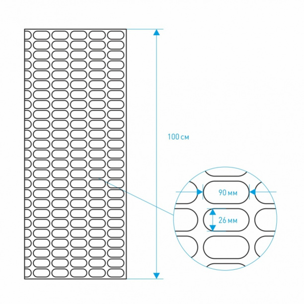 Сеть защитная Барьер 1х30 м 90х26 мм от магазина ЛесКонПром.ру