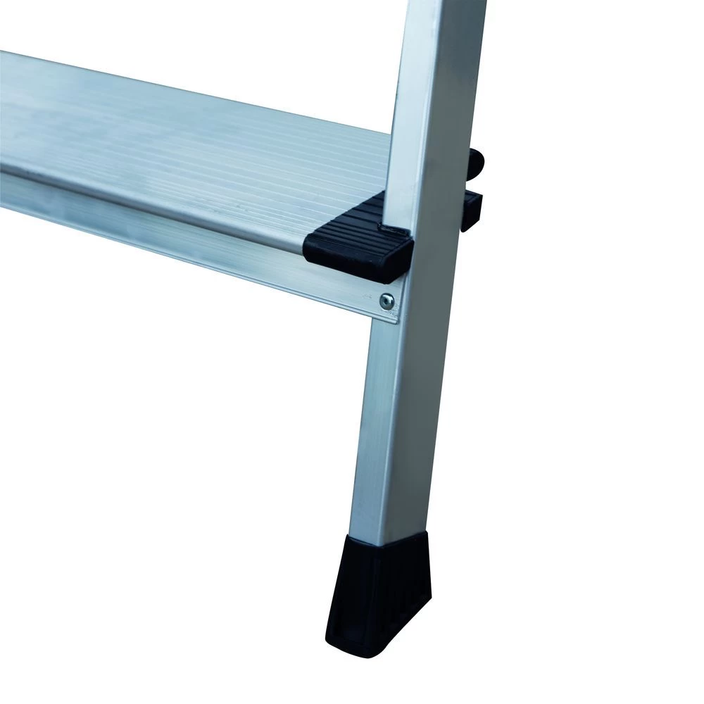 Стремянка алюминиевая с широкой ступенью и органайзером Новая Высота 10 ступеней (арт. 2118110) от магазина ЛесКонПром.ру