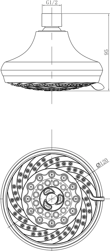Верхний душ Lemark LM8042C от магазина ЛесКонПром.ру