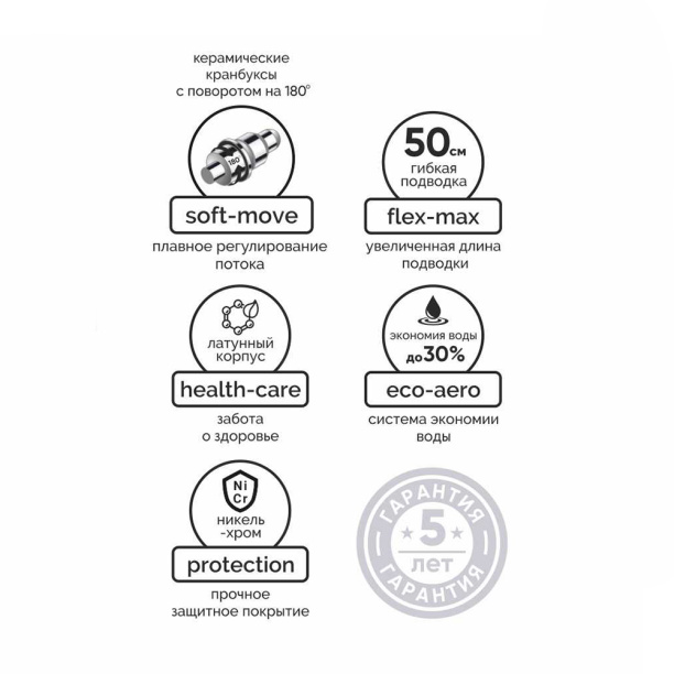 Смеситель для раковины FLUMEN Werra от магазина ЛесКонПром.ру