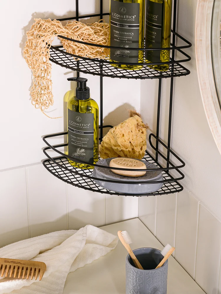 Полка ЧМЗ 501-006-13 3-ярусная, угловая от магазина ЛесКонПром.ру