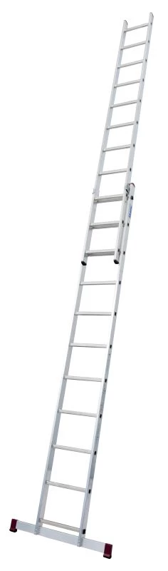 Лестница алюминиевая двухсекционная KRAUSE CORDA 2х11 с траверсой арт.032195 от магазина ЛесКонПром.ру