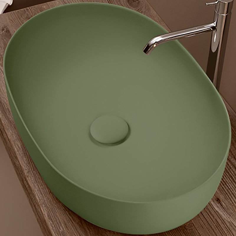 Раковина-чаша Kerasan Nolita 60 534311 Verde от магазина ЛесКонПром.ру