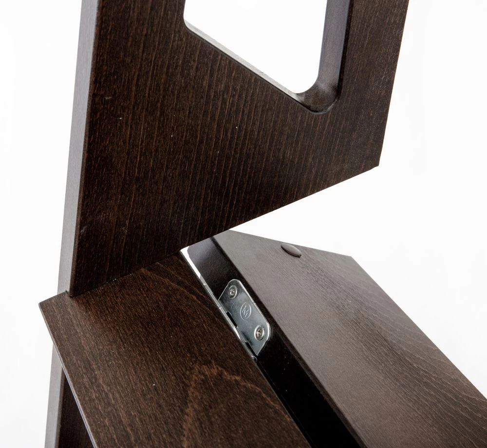 Стремянка деревянная Hoz-Block Стиль 3 ступени Венге (арт. СДС-3B) от магазина ЛесКонПром.ру