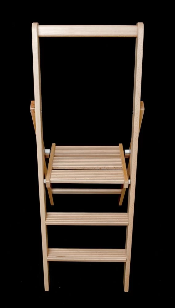 Стремянка деревянная Hoz-Block Батя 3 ступени Светлая (арт. СДБ-3С) от магазина ЛесКонПром.ру