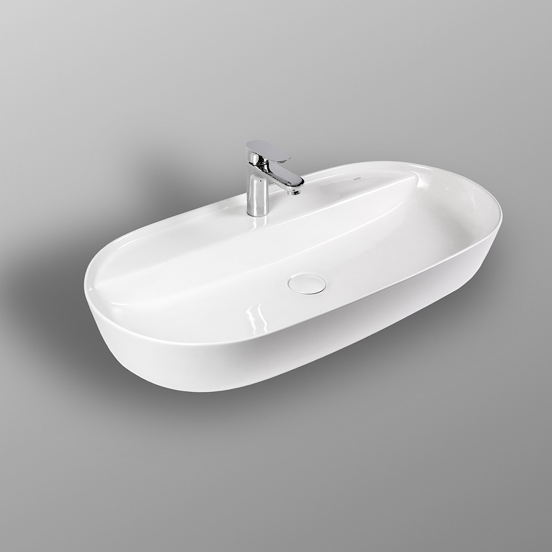 Раковина Bond 80 S01-800 Белая глянцевая от магазина ЛесКонПром.ру