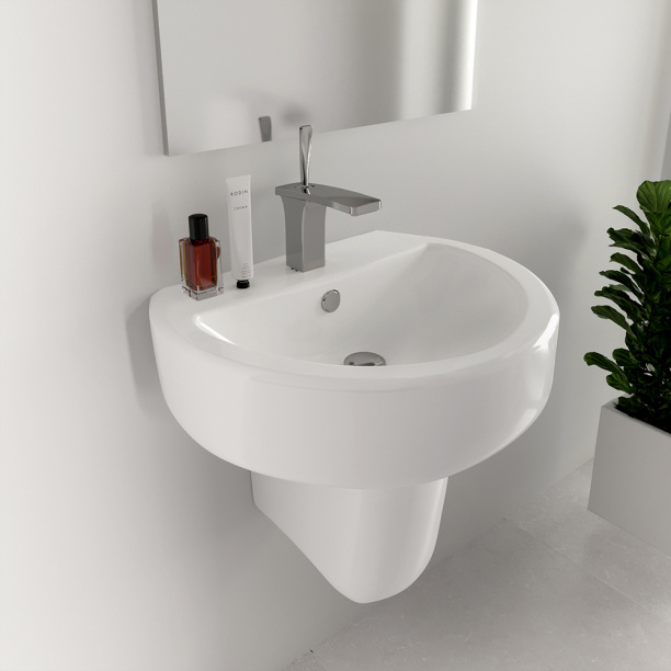 Раковина SANITA LUXE Best 55 см от магазина ЛесКонПром.ру