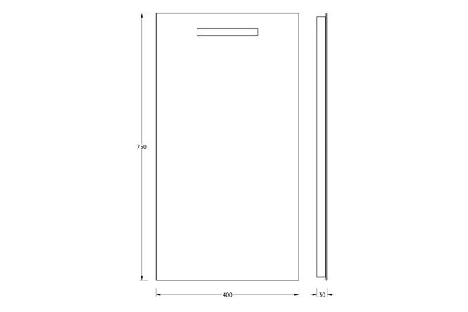 Зеркало EVOFORM Lumline 80372806 от магазина ЛесКонПром.ру