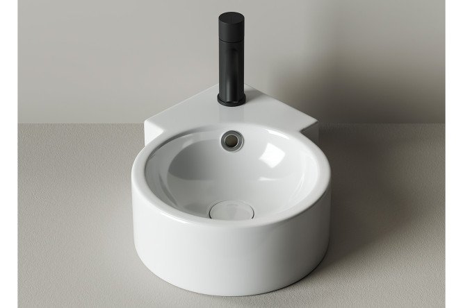 Умывальник подвесной угловой CERAMICA NOVA Element 80551292 от магазина ЛесКонПром.ру