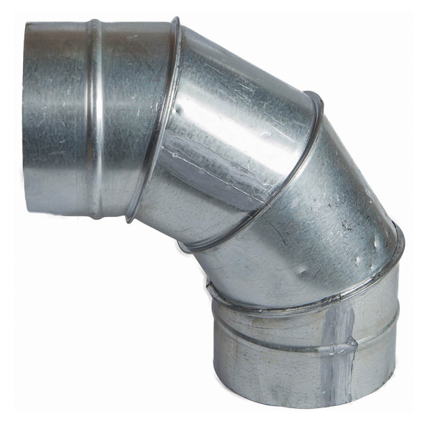 Отвод оцинкованный 160/90 от магазина ЛесКонПром.ру