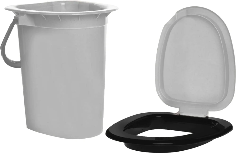 Ведро-туалет Полимербыт 4320500 переносное от магазина ЛесКонПром.ру