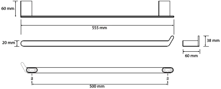 Полотенцедержатель Bemeta Organic 157104361 от магазина ЛесКонПром.ру