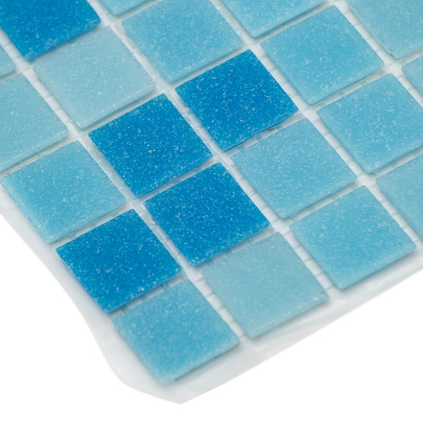 Мозаика Микс голубой смальта 32,7х32,7х0,4 см от магазина ЛесКонПром.ру