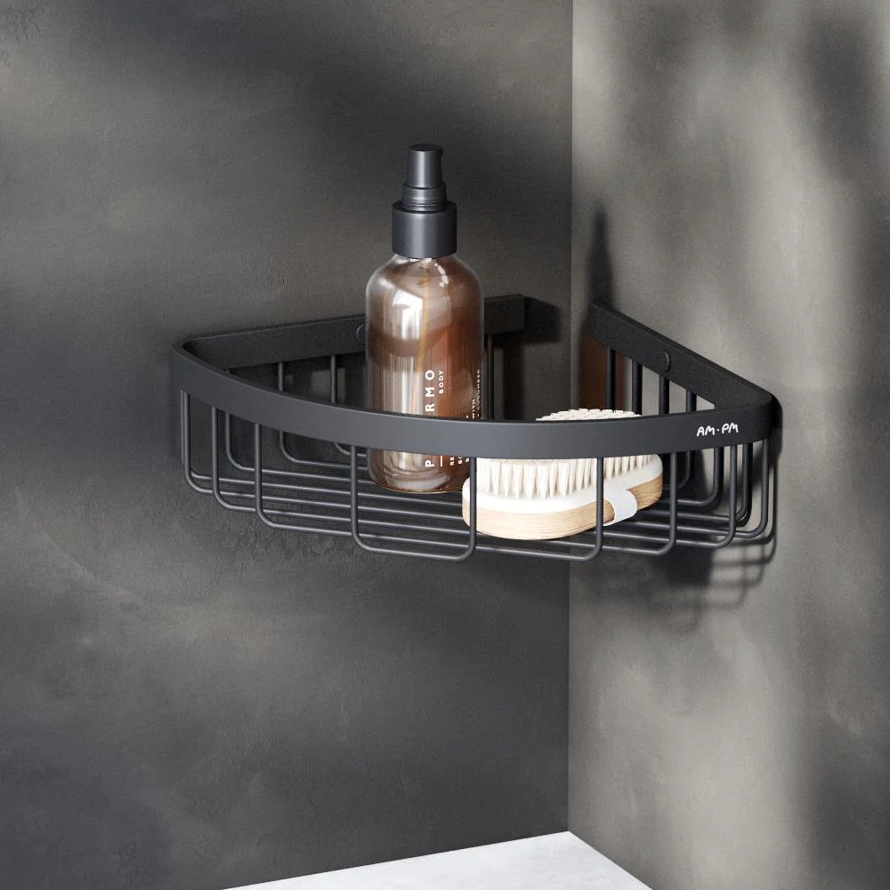 Полка AM.PM Sense L A7452122 угловая, черная от магазина ЛесКонПром.ру