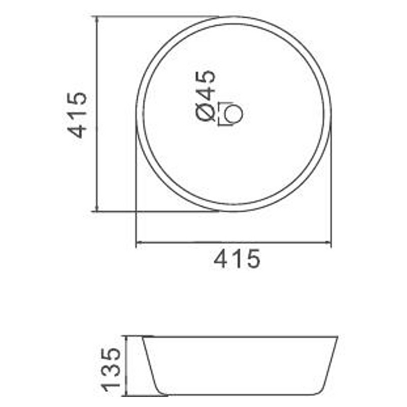 Раковина-чаша Gappo 42 GT105-8 Черная матовая от магазина ЛесКонПром.ру