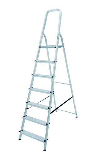 Стремянка алюминиевая Новая Высота 7 ступеней (арт. 1110107) от магазина ЛесКонПром.ру
