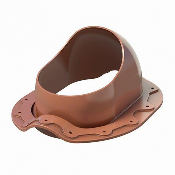 Проходной элемент для металлочерепицы ТЕХНОНИКОЛЬ коричневый от магазина ЛесКонПром.ру