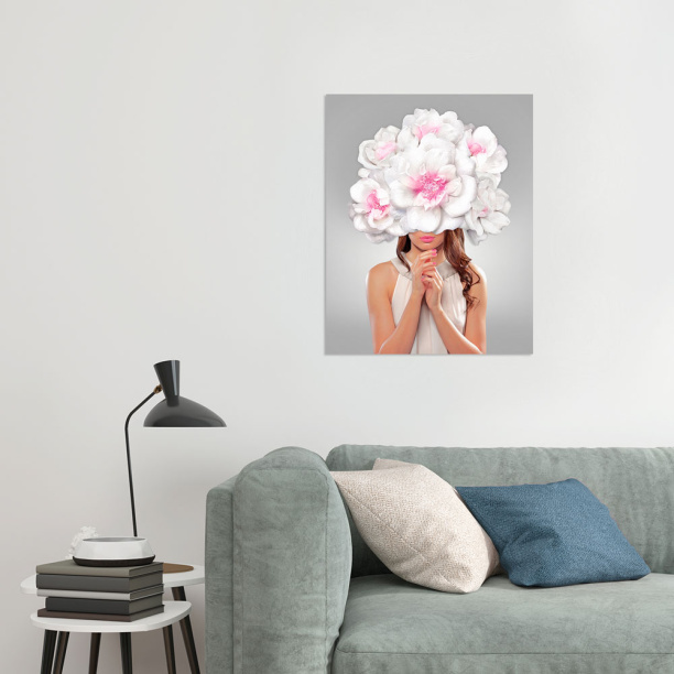 Канвас 40х50 см Пион от магазина ЛесКонПром.ру