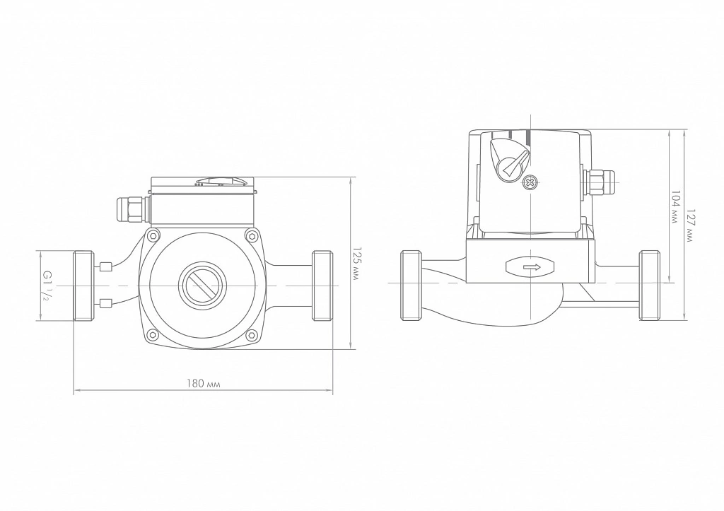 Насос Джилекс «ЦИРКУЛЬ» 25/40 в Москве от магазина ЛесКонПром.ру