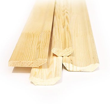 Европлинтус (без сучков) хвоя 90х3000 мм от магазина ЛесКонПром.ру