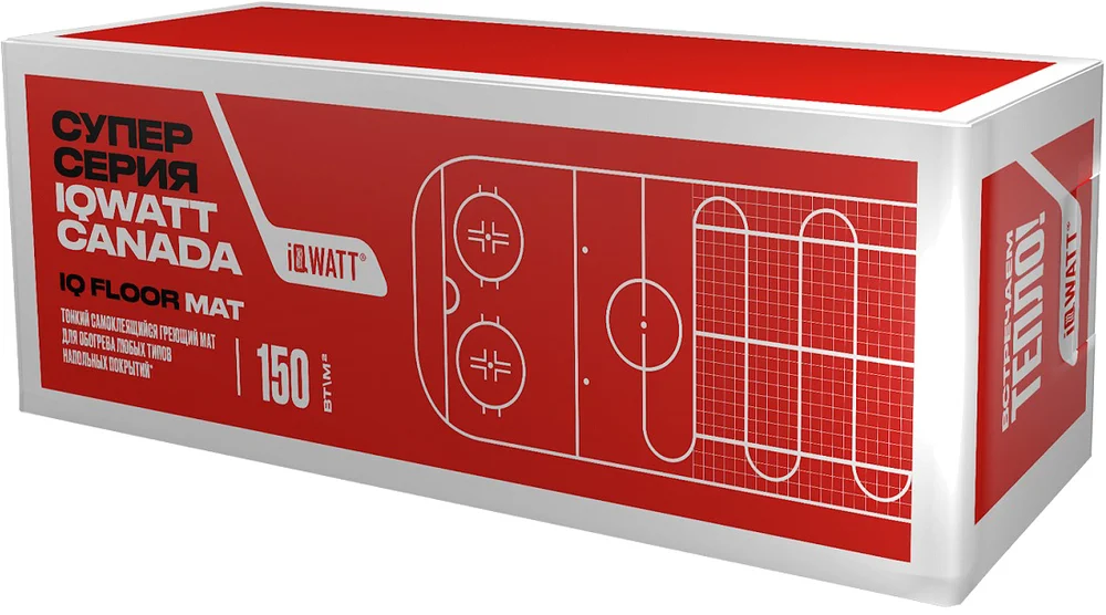Теплый пол IQ Watt Floor mat 4,0 от магазина ЛесКонПром.ру