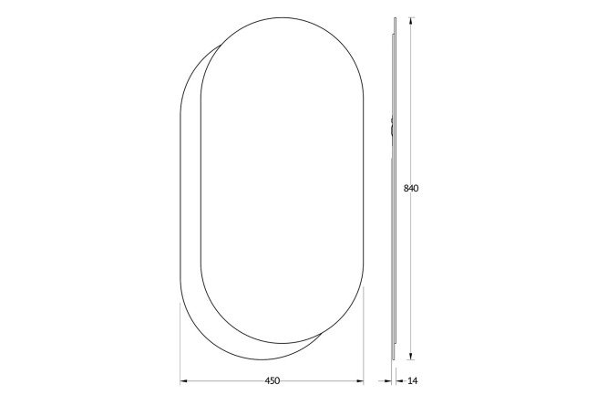Зеркало EVOFORM Double 80545622 от магазина ЛесКонПром.ру