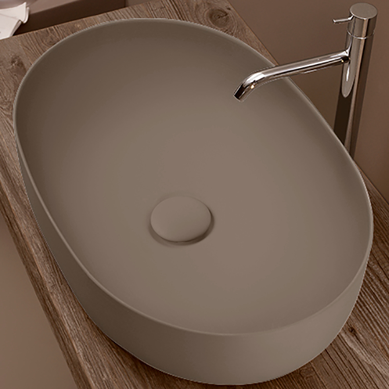 Раковина-чаша Kerasan Nolita 60 534381 Nocciola matt от магазина ЛесКонПром.ру