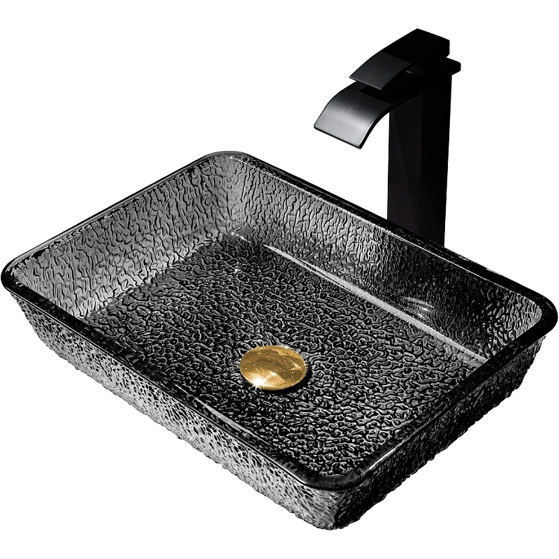 Раковина-чаша Abber Glas 46 AK2313B Черная от магазина ЛесКонПром.ру