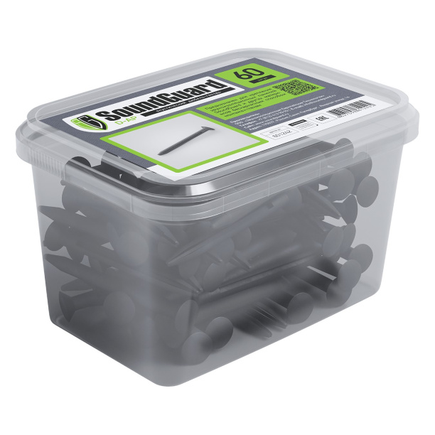 Дюбель-гвоздь акустический SoundGuard 60 шт от магазина ЛесКонПром.ру