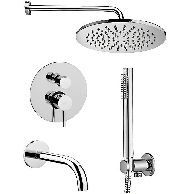 Душевая система Paffoni Light KITLIG019CR141 Хром от магазина ЛесКонПром.ру