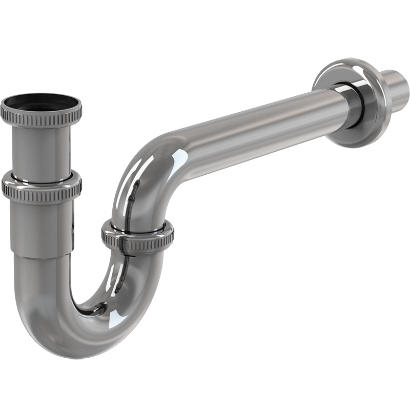 Сифон для раковины Alcaplast A432 Хром от магазина ЛесКонПром.ру