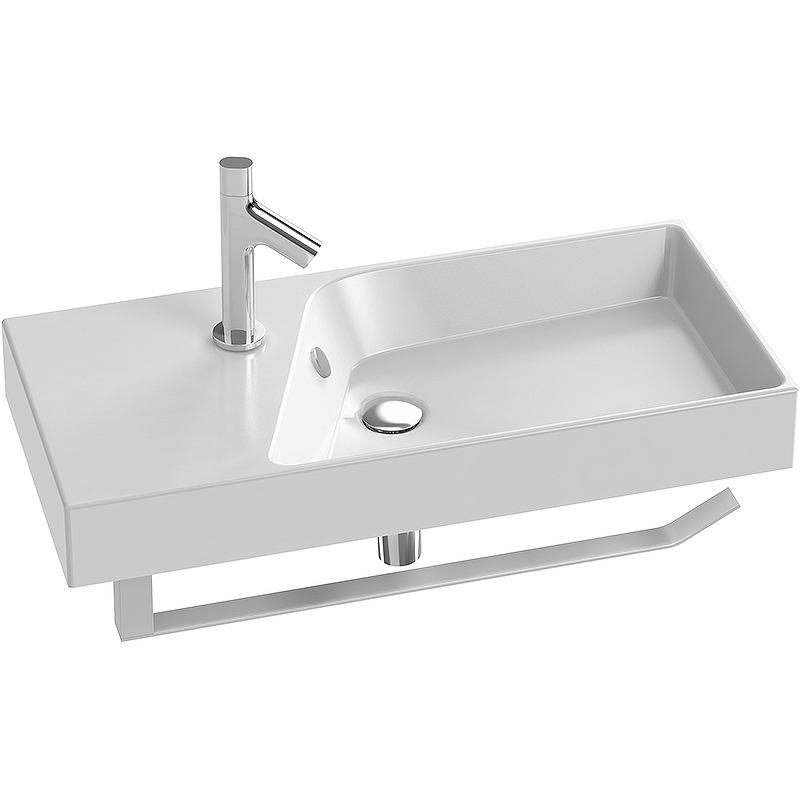 Раковина Jacob Delafon Rythmik 80 EXP112-Z-00 Белая от магазина ЛесКонПром.ру